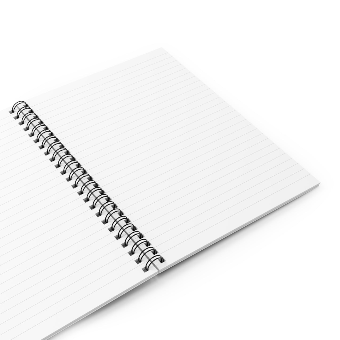 White Magnolia Spiral Notebook - Ruled Line