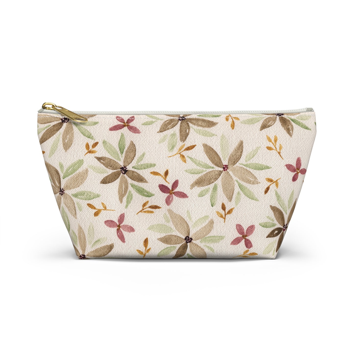 Watercolor Floral Accessory Pouch