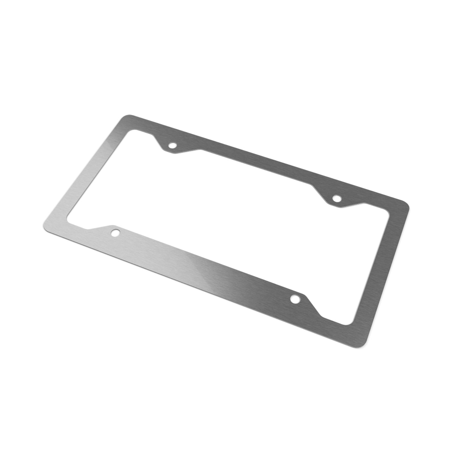 Watercolor Stained-Glass Metal License Plate Frame