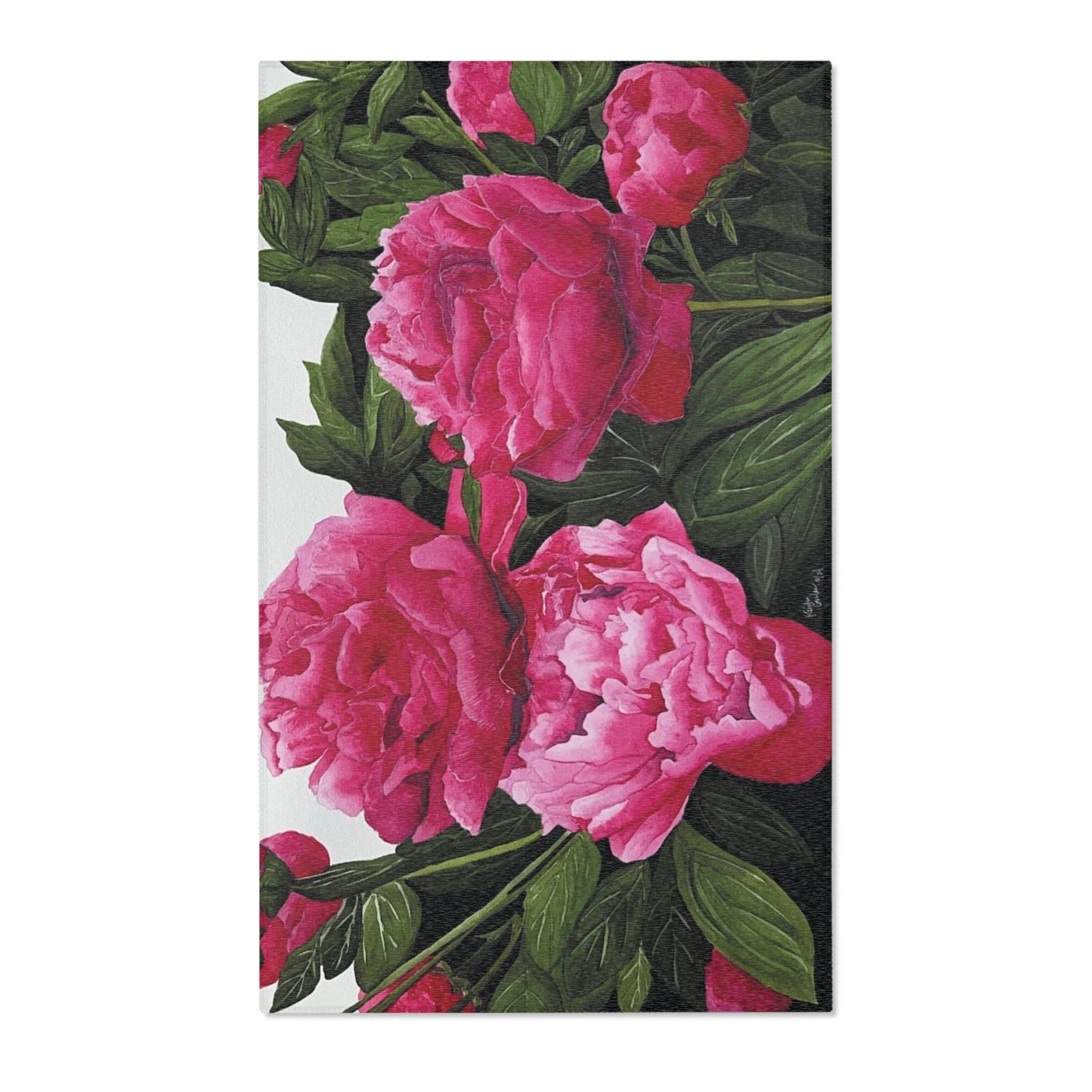 Peonies Area Rugs