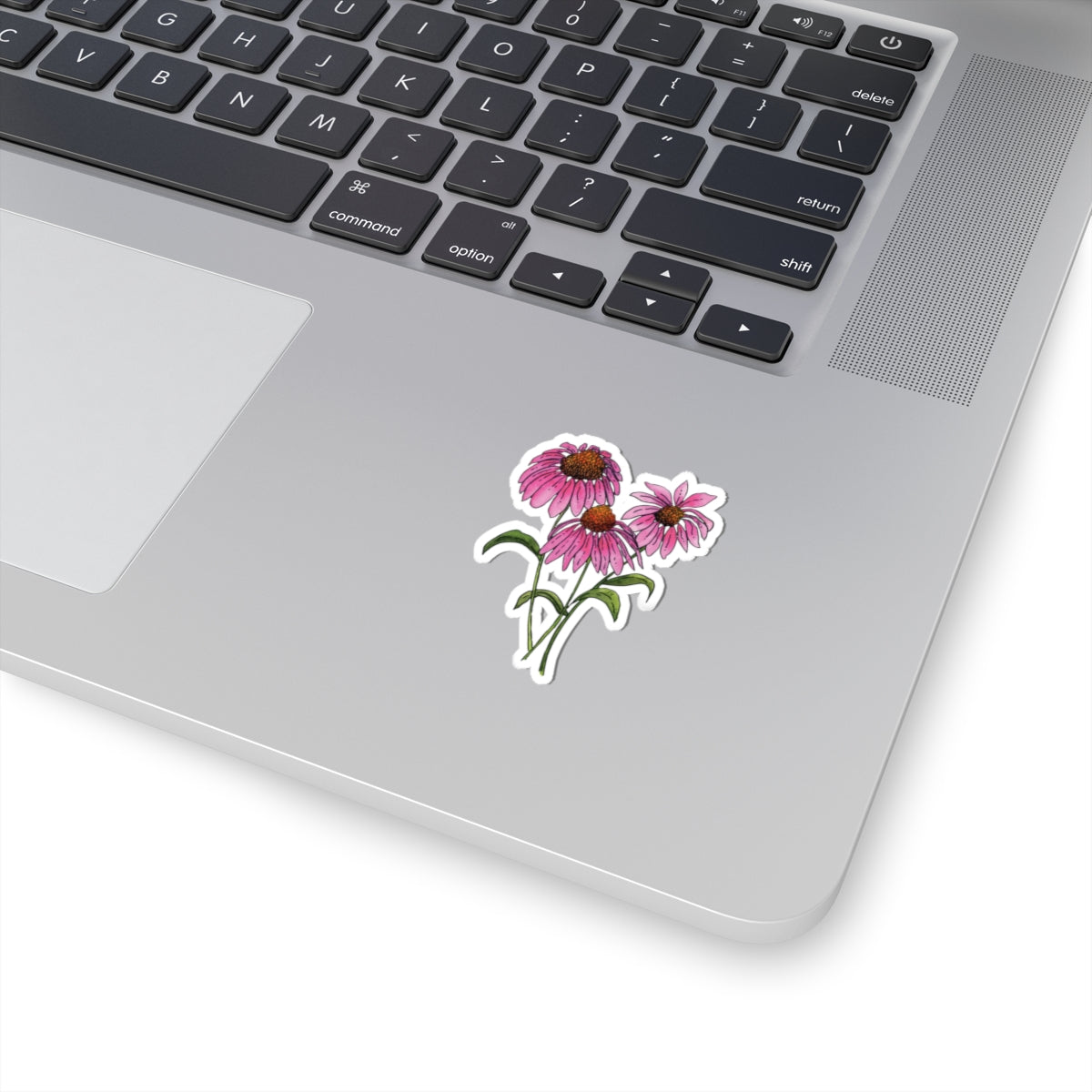 Echinacea Flowers Kiss-Cut Stickers
