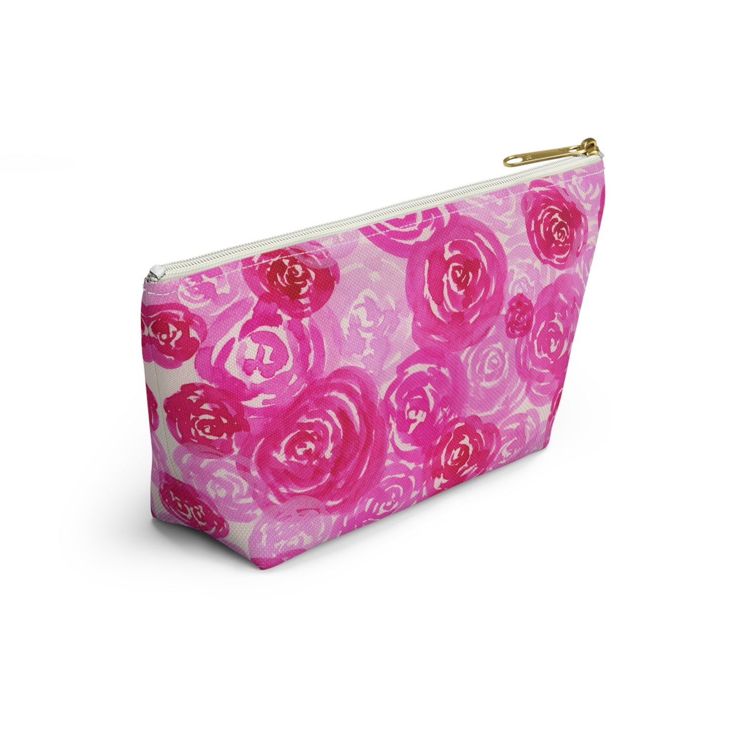 Pink Roses Accessory Pouch