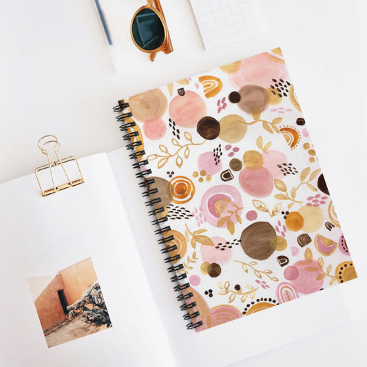 Bohemian Design Spiral Notebook