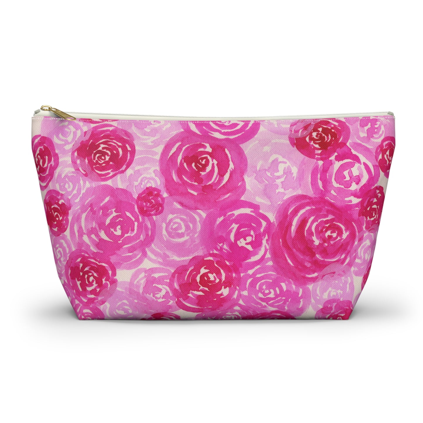 Pink Roses Accessory Pouch