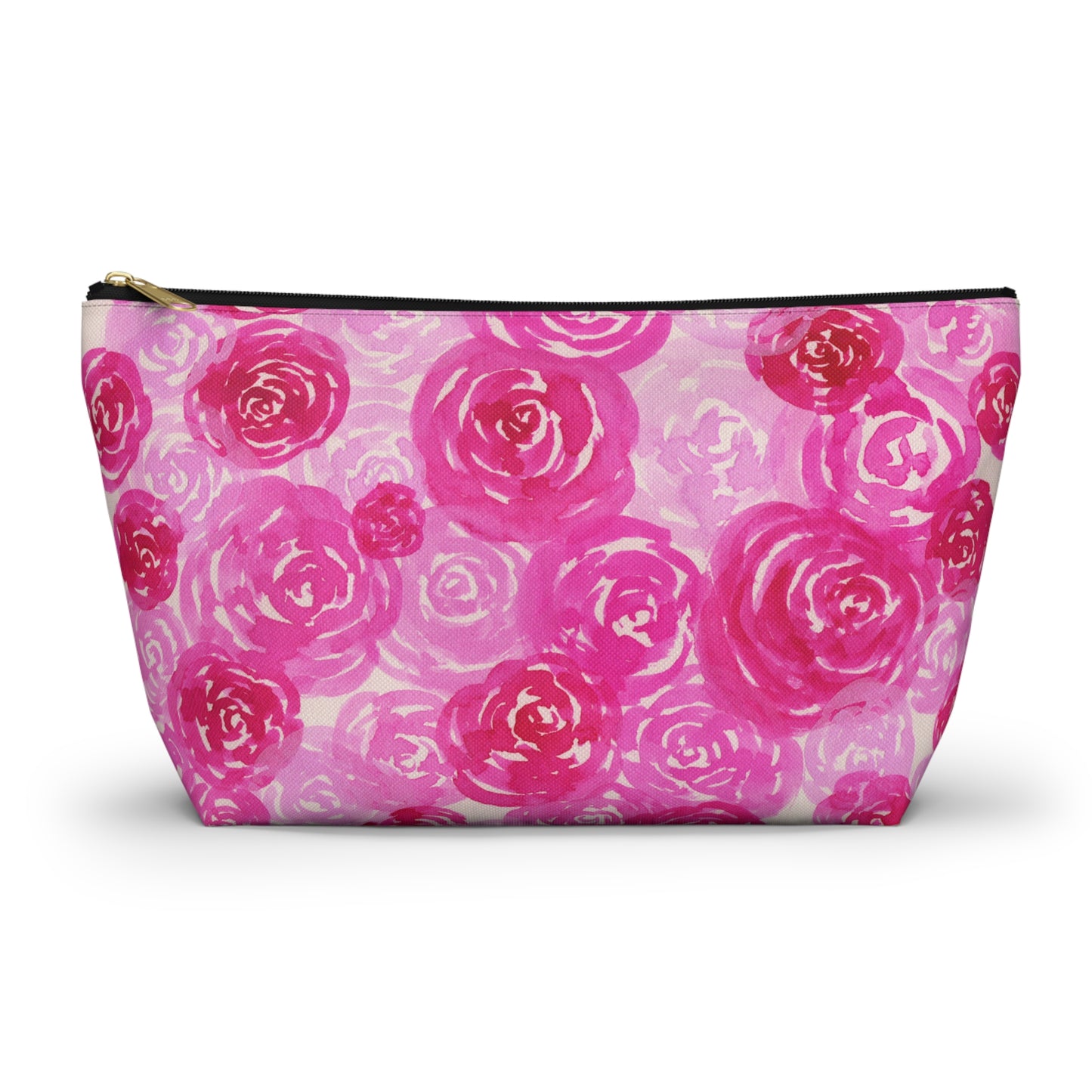 Pink Roses Accessory Pouch