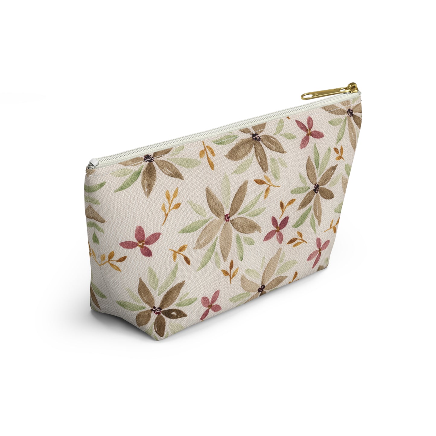 Watercolor Floral Accessory Pouch