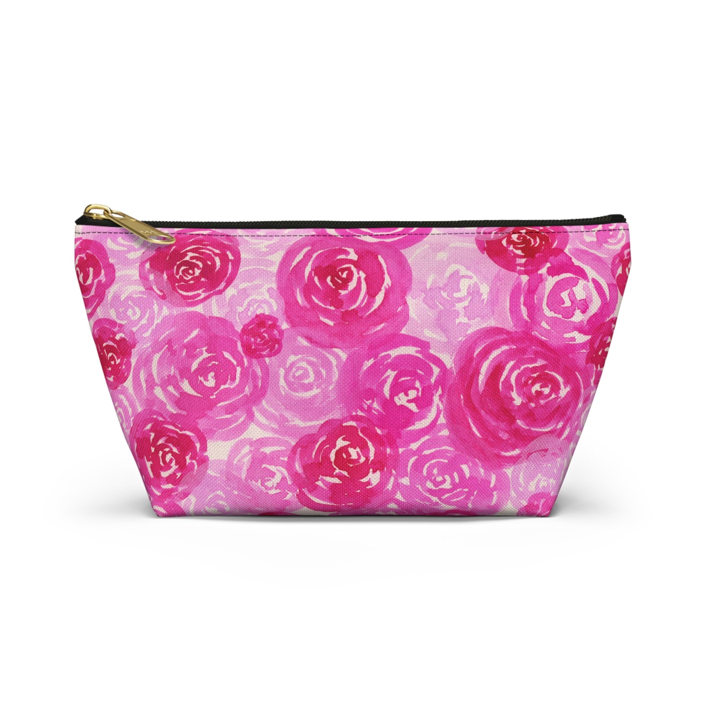 Pink Roses Accessory Pouch