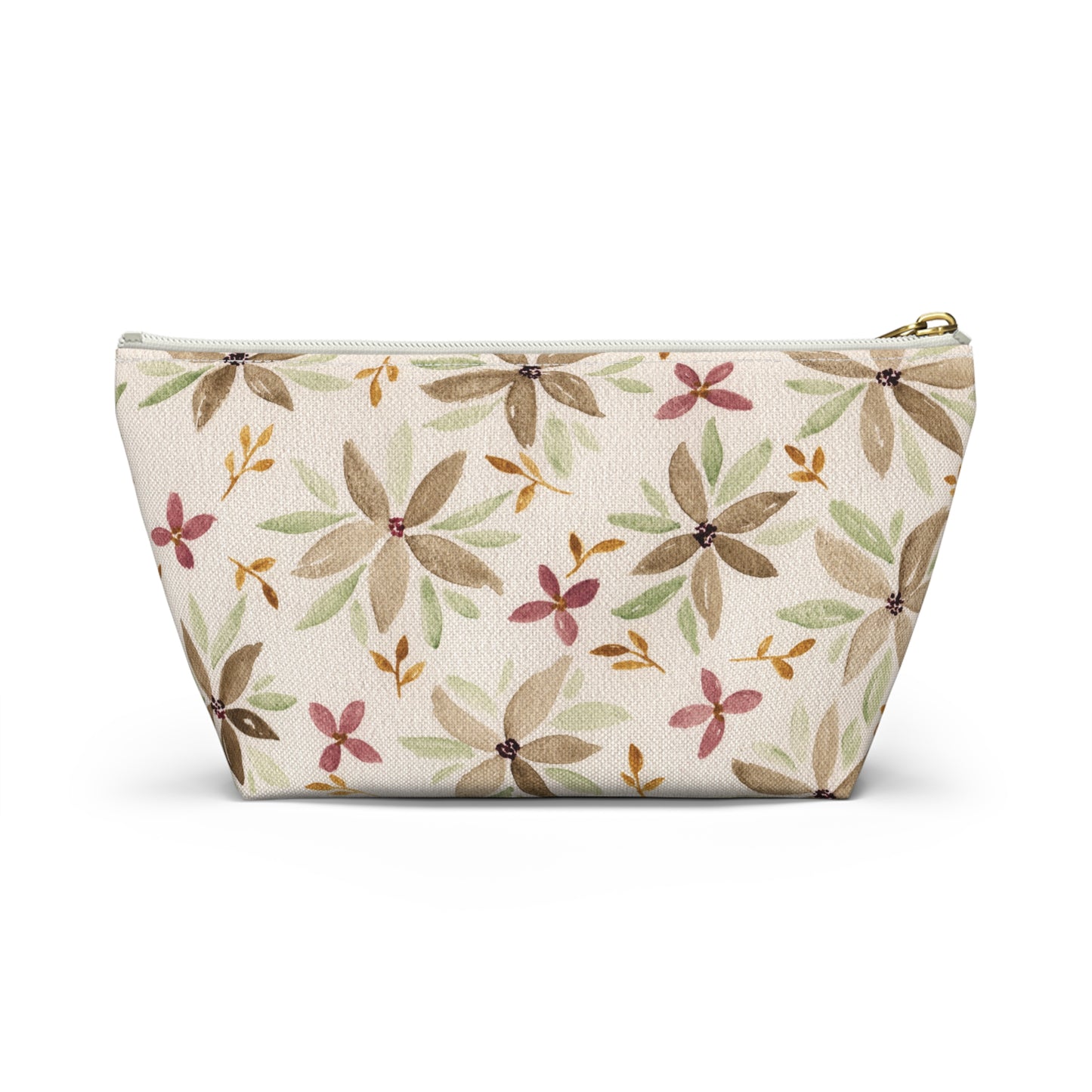 Watercolor Floral Accessory Pouch
