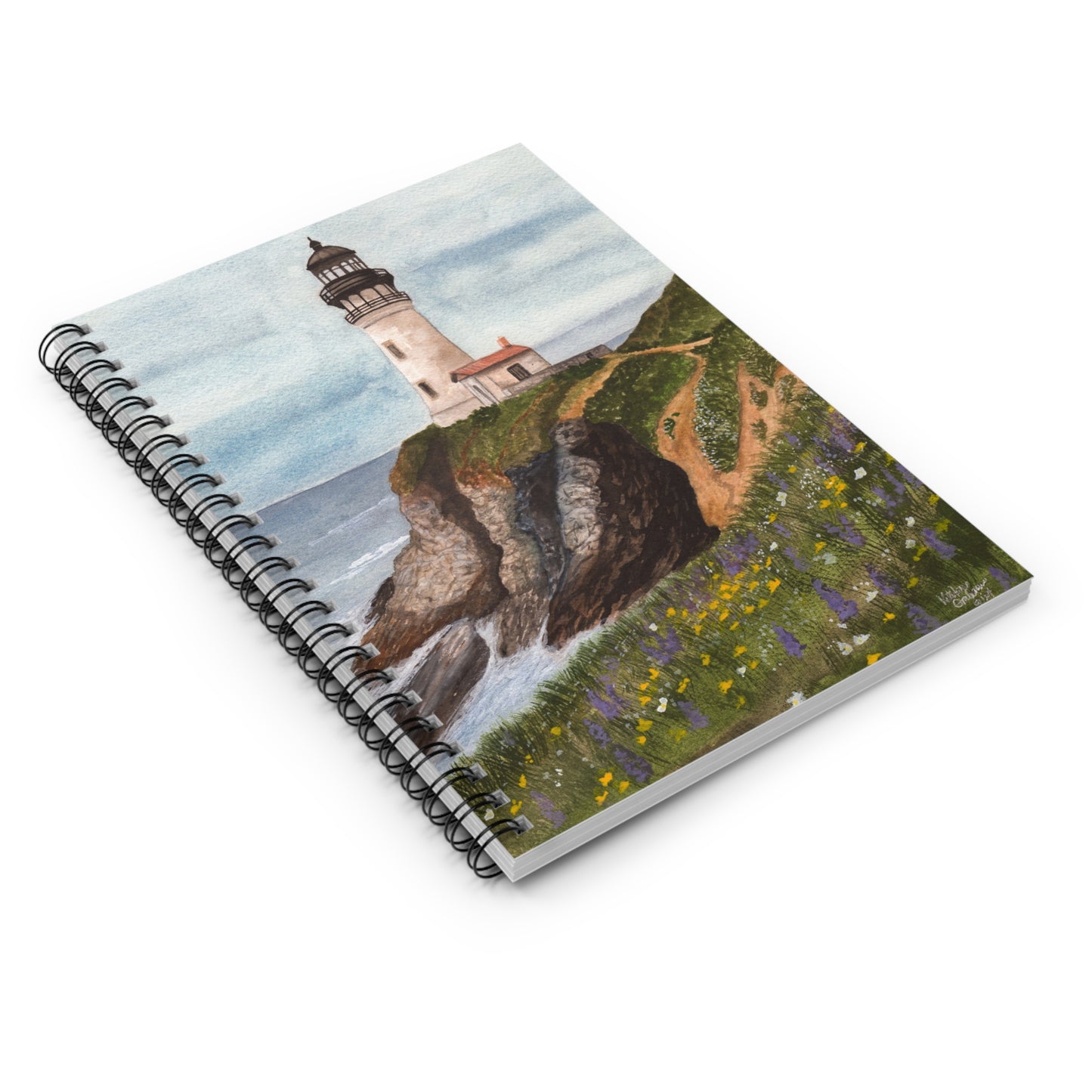 Lighthouse Spiral Notebook - Ruled Line