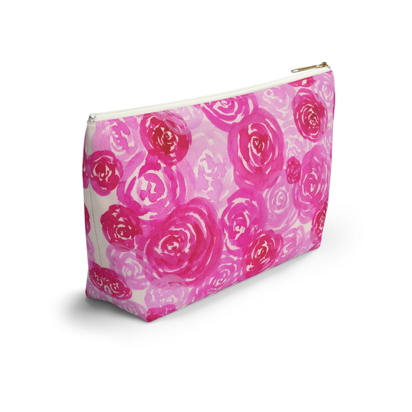 Pink Roses Accessory Pouch