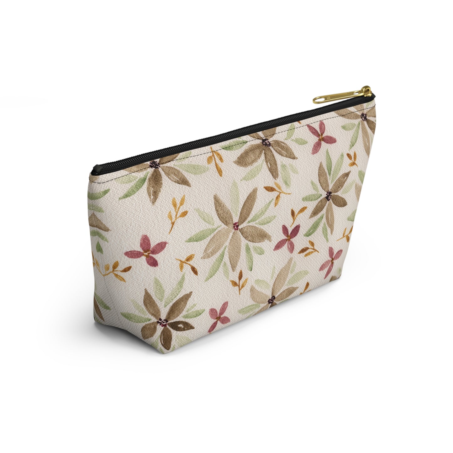 Watercolor Floral Accessory Pouch
