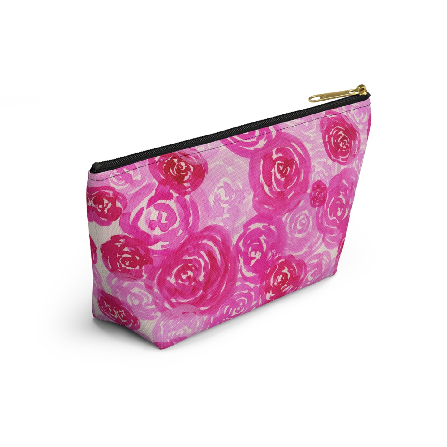 Pink Roses Accessory Pouch