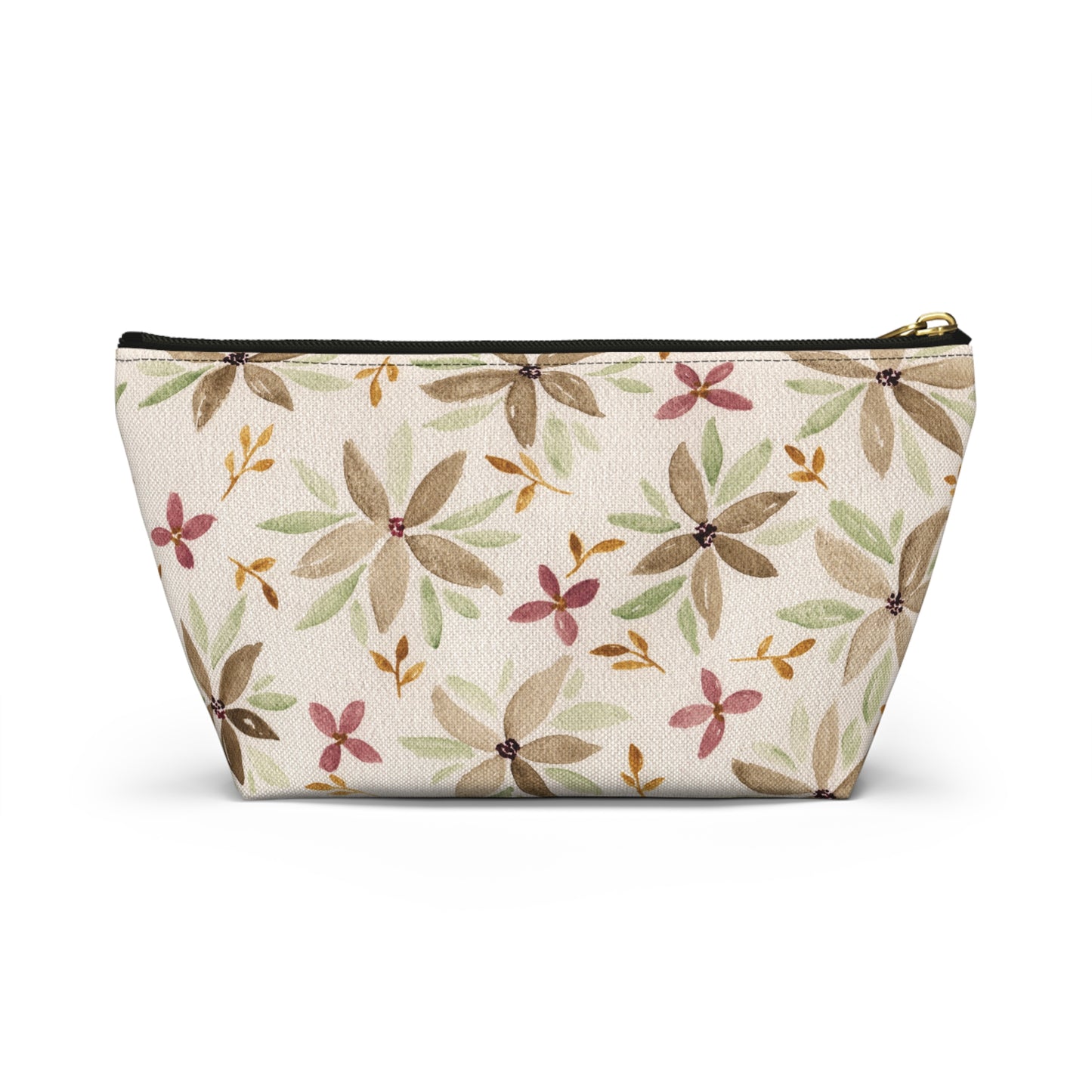 Watercolor Floral Accessory Pouch