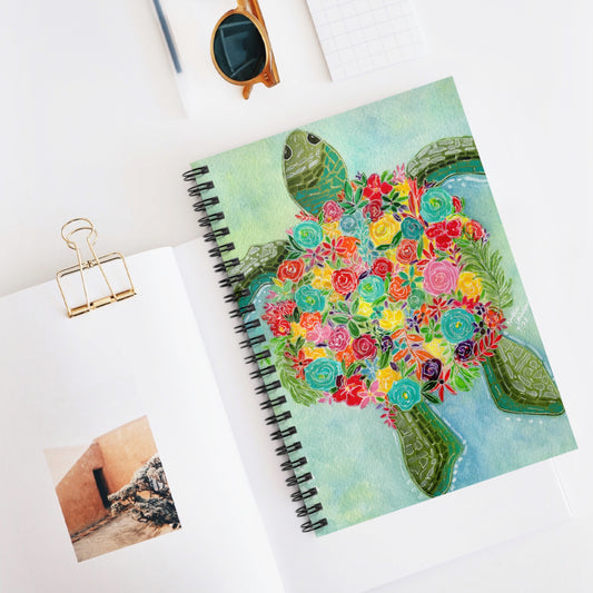 Turtle Design 2 - Spiral Notebook