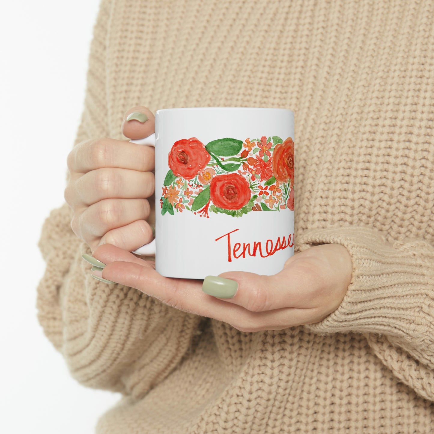 Floral Tennessee Mug