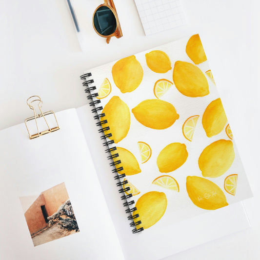 Lemons Spiral Notebook