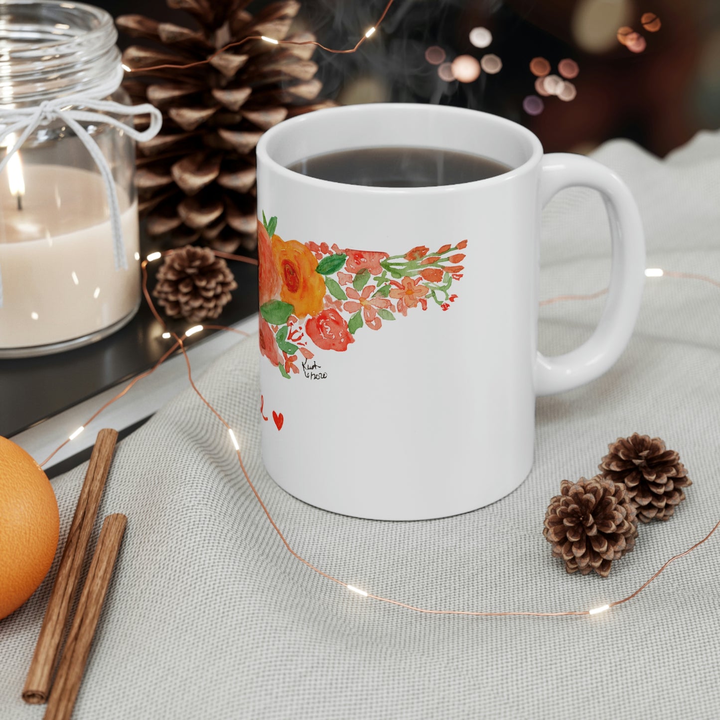 Floral Tennessee Mug