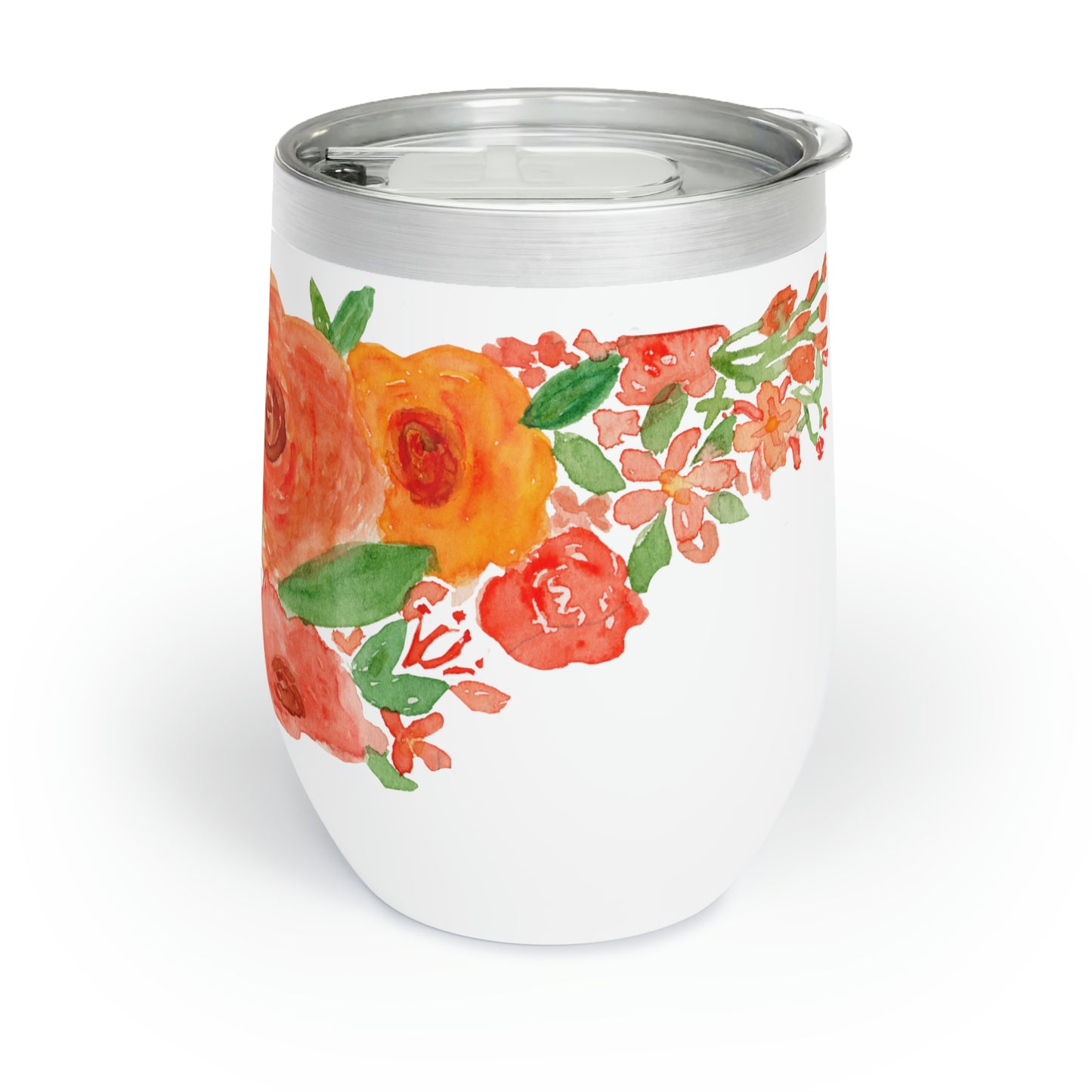Floral Tennessee Chill Wine Tumbler