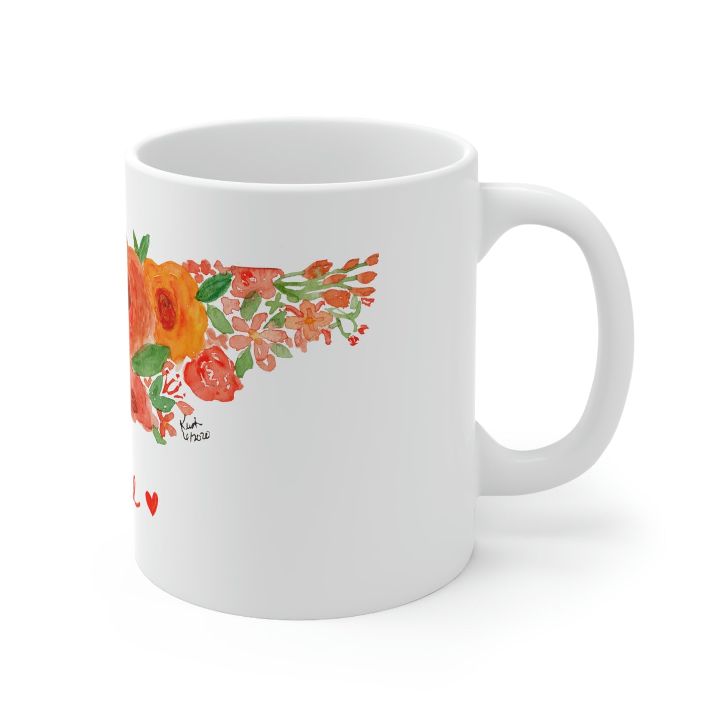 Floral Tennessee Mug