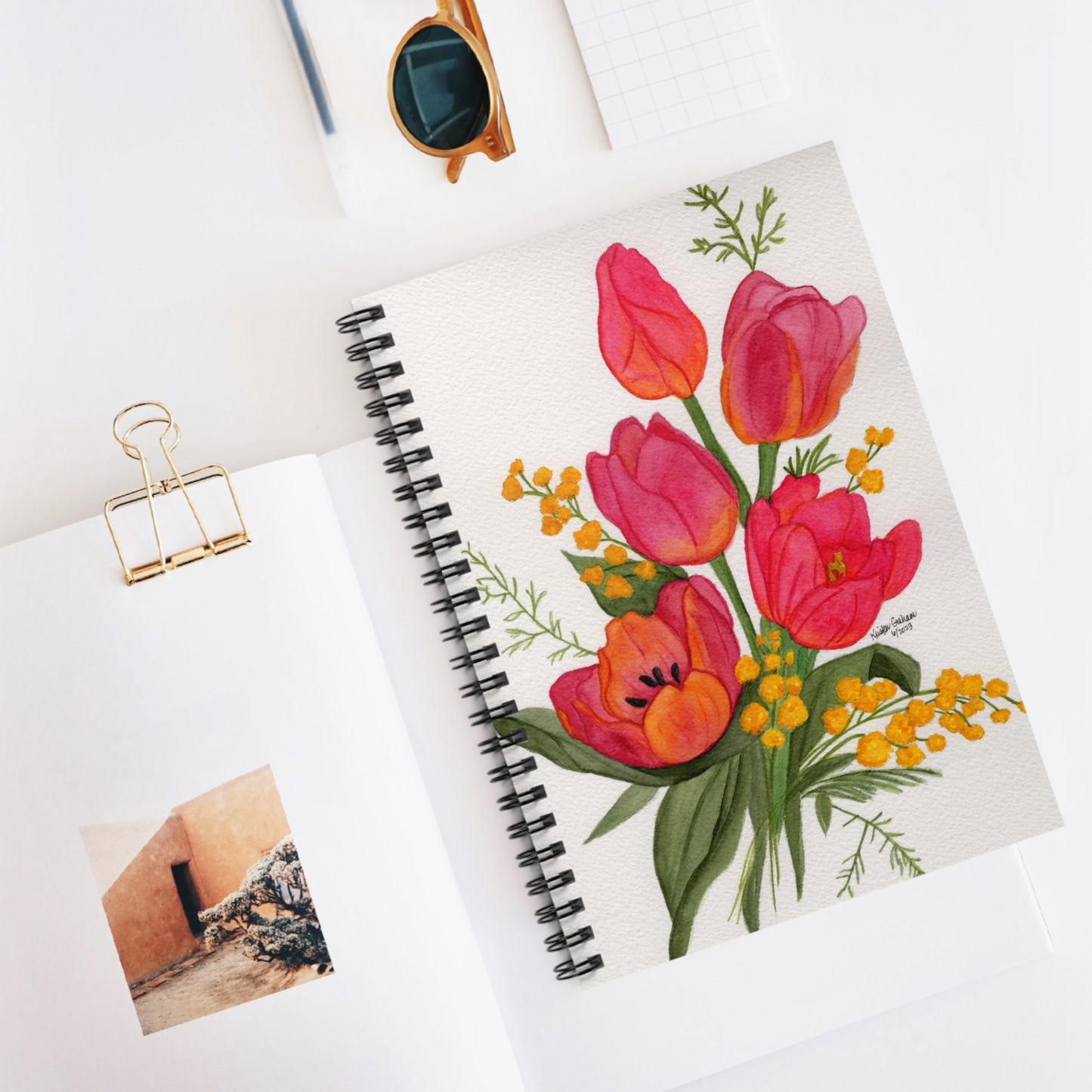 Tulips Spiral Notebook