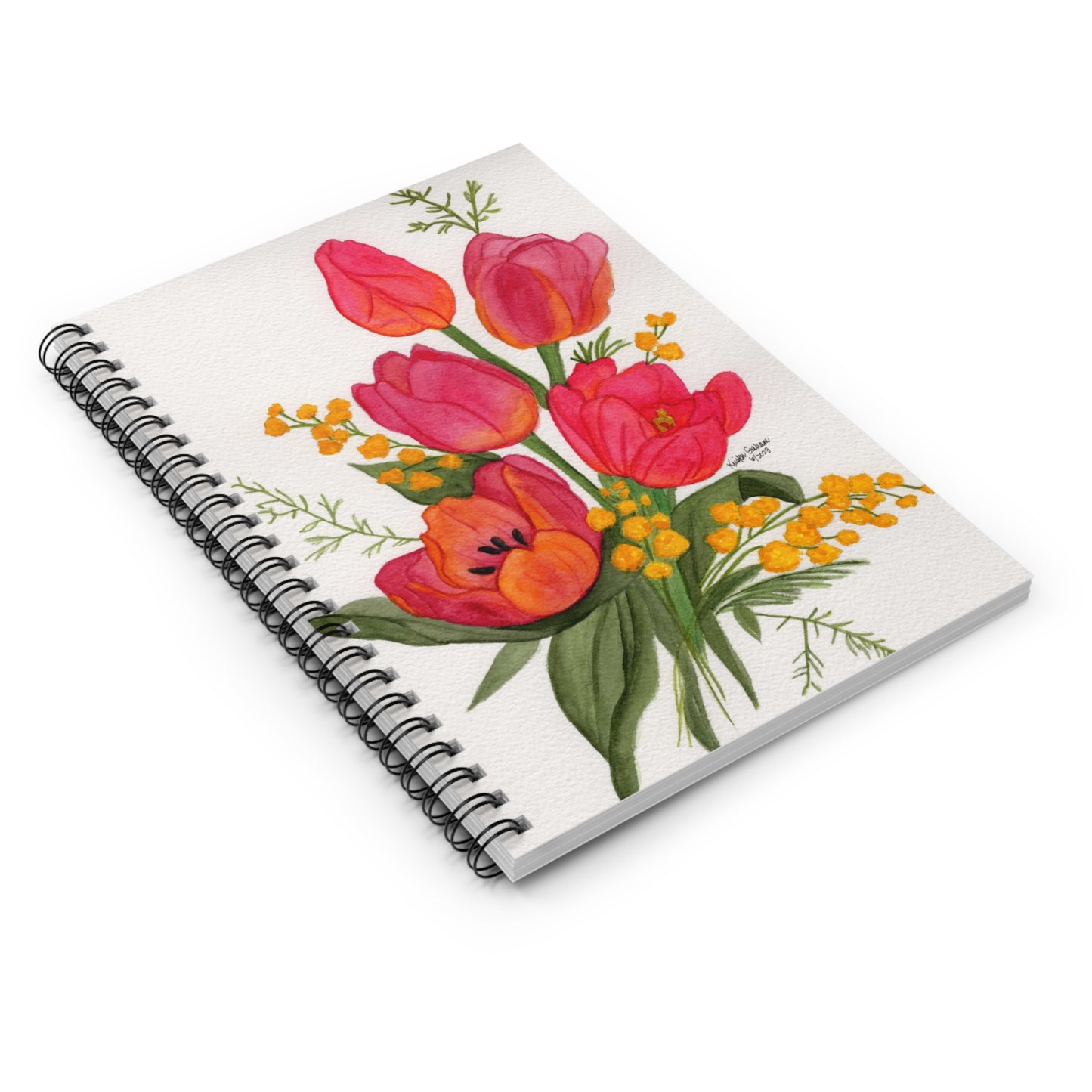 Tulips Spiral Notebook