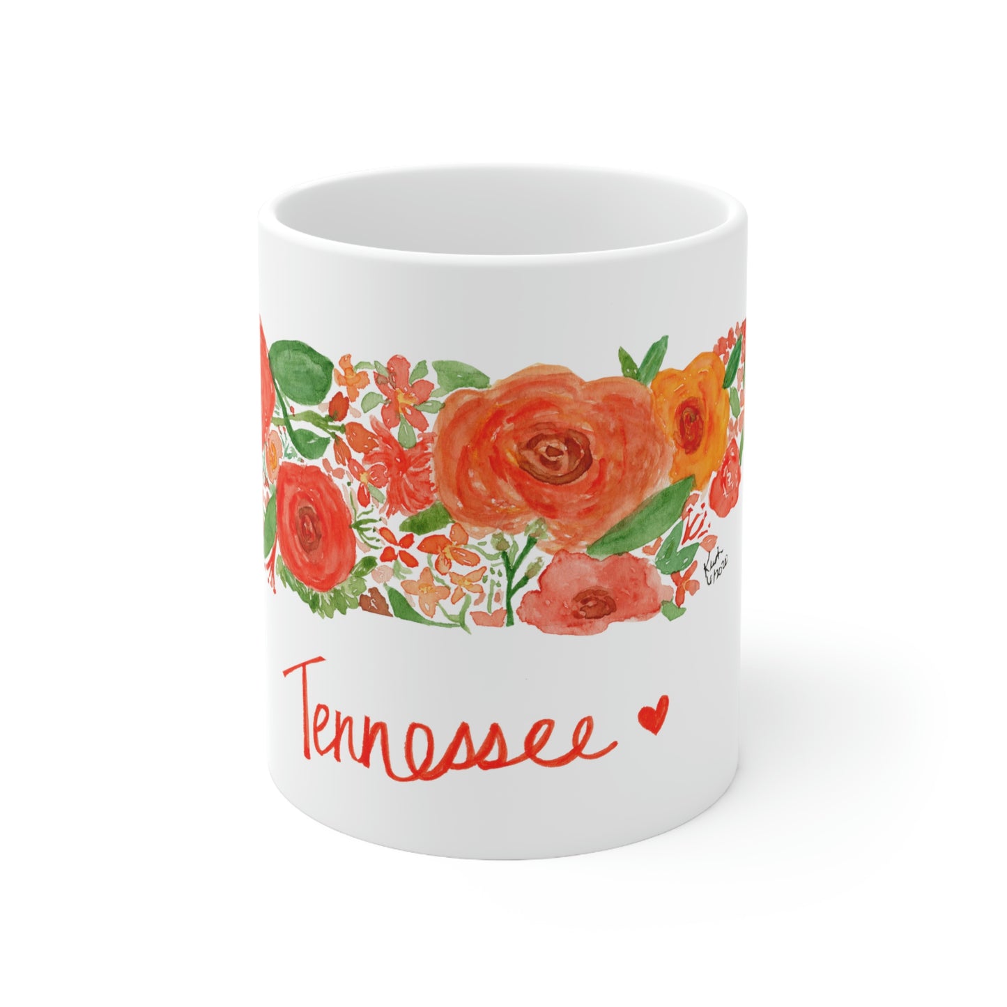 Floral Tennessee Mug