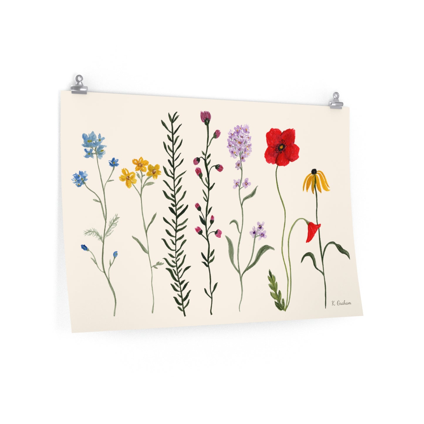 Wildflowers Premium Matte Poster