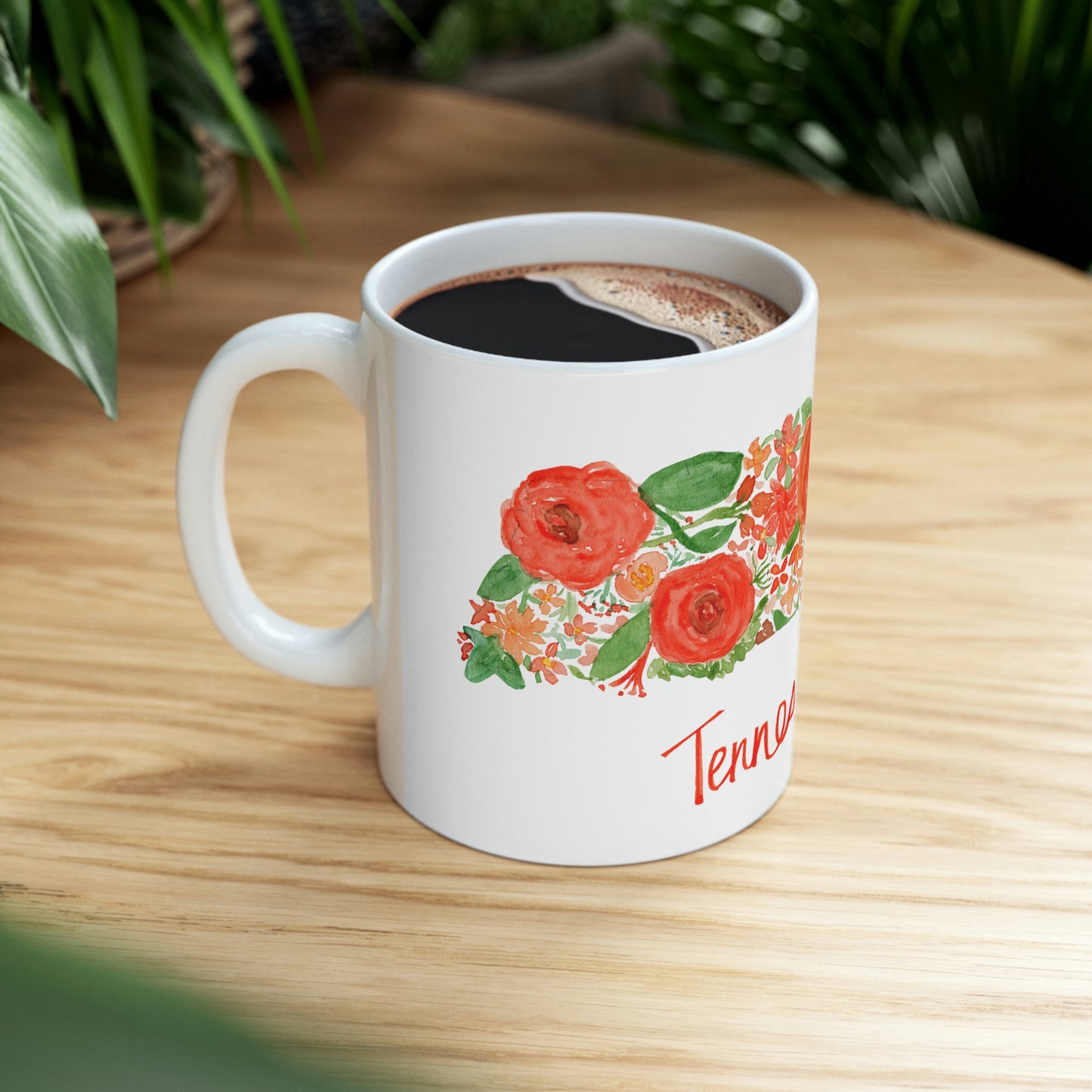 Floral Tennessee Mug