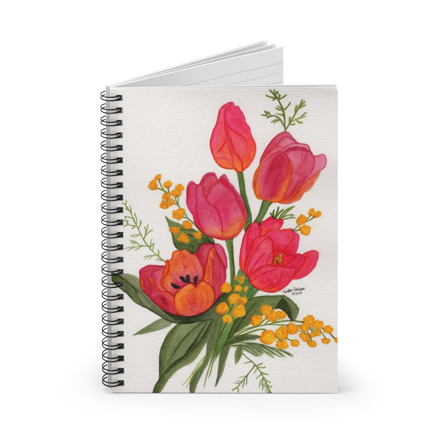 Tulips Spiral Notebook