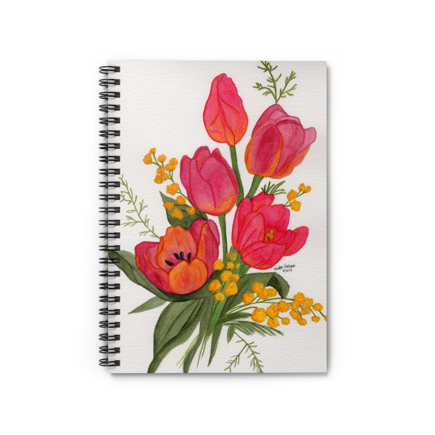 Tulips Spiral Notebook