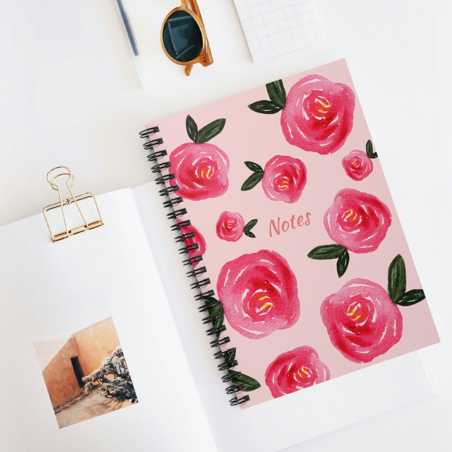 Roses Spiral Notebook