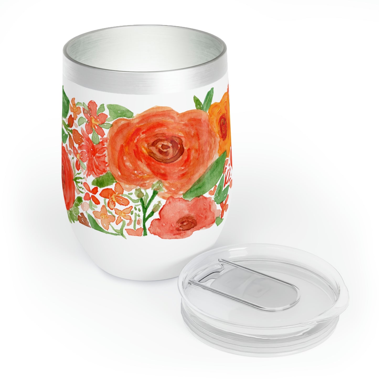 Floral Tennessee Chill Wine Tumbler